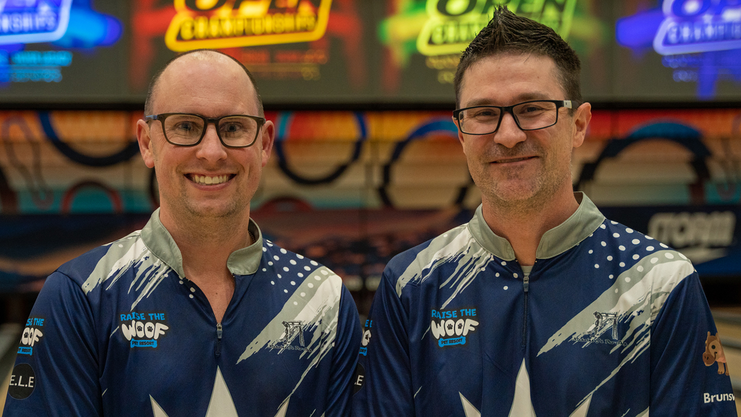 Andy Mill and Nicholas Heilman at the 2026 USBC Open Championships